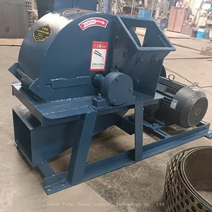 CE Approved Diesel/Electric Biomass Straw Wood Sawdust Making Machine Sawdust Log Making Machine Wood Crusher in Europe thumbnail-2