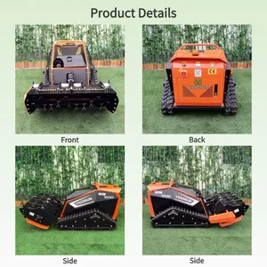 Vigorun MTSK1000 Crawler Mower 4 KM/H Operational Speed One Robotic Lawn Mower Robot Cutter thumbnail-4