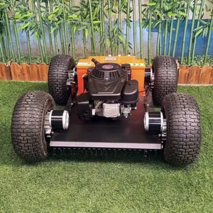 Industrial Grade Single Cylinder Gasoline Electric Hybrid Tractor Lawn Mower With CE EPA Approval Battery Vigorun Brand thumbnail-2
