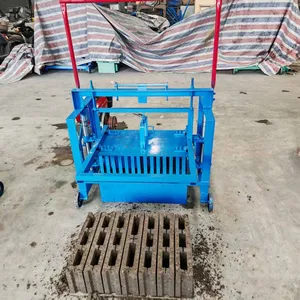Direct Push Brick Machine Producing 400-200-200 Hollow Brick Small Mobile Multifunctional Cement Brick Machine thumbnail-4