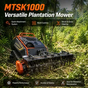 Vigorun MTSK1000 24-26HP Multifunctional Gasoline Remote Control Robot Lawn Mower Grass Trimmer Brush Cutter Factory thumbnail-1