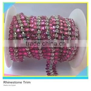 Fabulous 888 Crystal Rhinestone Trimming For Dresses Cup Chain Mix Rose Beads thumbnail-1