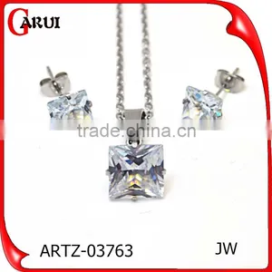 Fashion Jewelry Charm 2016 Fashion Black Crystal Daily Wear Jewelry Set thumbnail-6