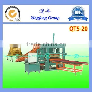 QT5-20 Color Paver Forming Machine Block Bloqueras Machine Fly Ash Brick Making Machinery thumbnail-1