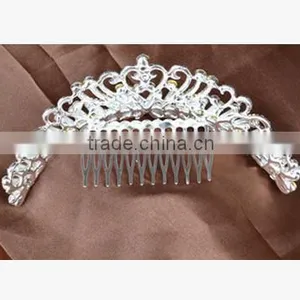 The Bride Adorn Article Diamond Pearl Crown Restoring Ancient Ways is the Bride Wedding Accessories thumbnail-2