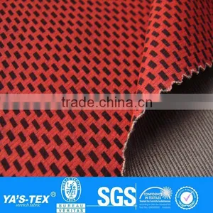 Wholesale Lycra Grid Printing Waterproof Jacket Manufacturer Fabrics thumbnail-1