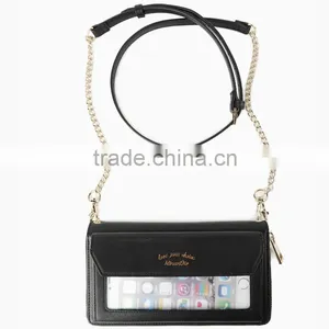 New Arrival Mobile Case for Iphone 6 Plus,Women Wallet Case With Shoulder Strap thumbnail-2