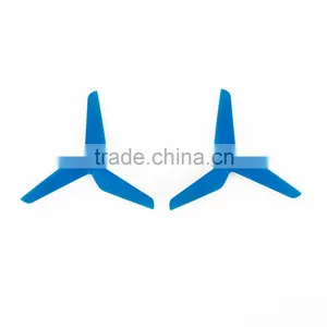 Blue Plastic 2 Pcs Durable 3-Blade Propellers Props CCW CW for Syma X5C thumbnail-1