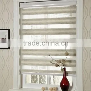 China Superior Manual Zebra Blinds Shower Curtain With Decorative Design Wholesale Curtain Fabric thumbnail-1