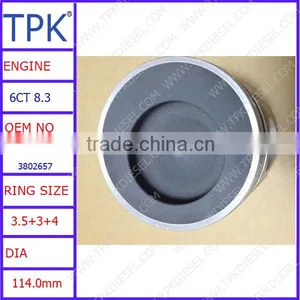 6CT,6CT8.3 PISTON KIT 3929161 3802657, 325 HP thumbnail-1