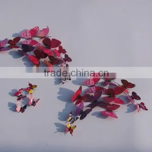 ALFOREVER 12 Pcs Butterlies per Bag One Layer Colorful Hot Sale Butterflies thumbnail-3