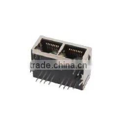 Shielded Multi-ports RJ45 Transformer Jack/Connector With LED thumbnail-1