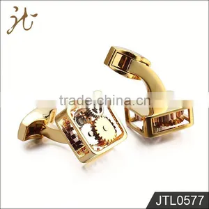 High End Custom Square Gear Cufflinks thumbnail-3