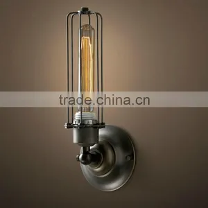 Iron Wall Lamp Vintage Candle Double Light for Home Lighting thumbnail-2