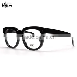 WHIM Retro Round Full Frame Handmade Acetate Glasses Frame thumbnail-1