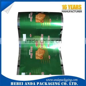 Custom Matte Cookie Packaging Film Roll /printed Aluminum Foil Cookie Bag thumbnail-1