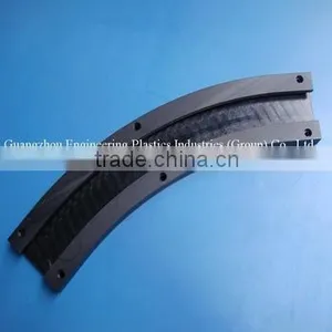 Cnc Machining High Impact Plastic Tivar1000 Uhmwpe Bending Guide Rail thumbnail-3