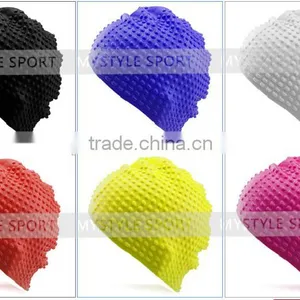 Waterproof Custom Silicone Long Hair Swim Caps/ear Protection Swimming Cap thumbnail-4