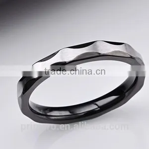 316L Stainless Steel Black Fine Jewelry Rings For Men Wedding Jewelry thumbnail-6