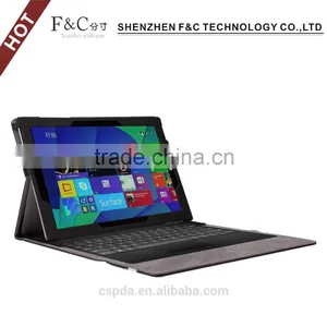 Eco-friendly pu Leather Flip Case for Microsoft Surface Pro 4 With Pen Holder thumbnail-4