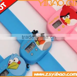 Good Quality Fashional Eco-friendly Kids Silicone Slap Band Watch thumbnail-6