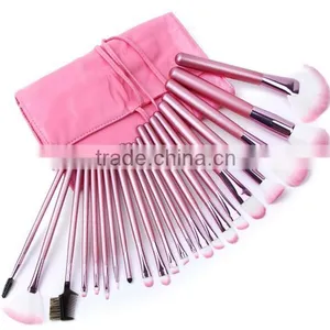 Professional 22pcs Superior Soft Cosmetic Makeup Brush Set + Pouch Bag Case Makeup Sets thumbnail-1