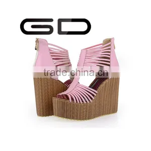GDSHOE Fashion Wedges High Heel Sandals Roman Gladiator Sandals for Wholesale thumbnail-2