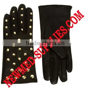 Studded Leather Gloves High Quality Leather Gloves thumbnail-1