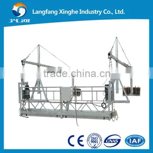 2~8m Working Platform Electrical Steel/aluminum Suspended Platform ZLP 630 800 1000 thumbnail-1