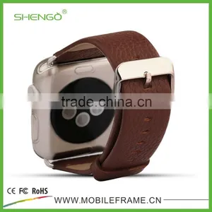 Shengo Hot Selling High Quality Leather Strap Watch Band for Apple Watch Quality Choice thumbnail-3