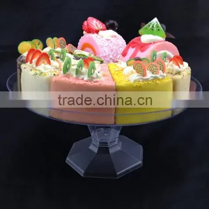 Crystal Dinner Set Stands 7'' Wedding Mini Cake Stand thumbnail-1