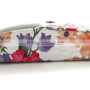 Colorful Flower Pattern Handmade Eyeglasses Glasses Case thumbnail-3