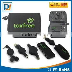 Executive Laptop Accessory Kit ~ Optical Mouse, 4-Port USB Hub, USB Pendrive and More thumbnail-2
