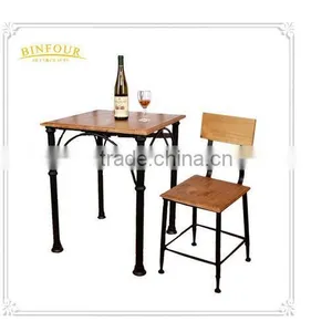 Round Type Garden Stool Antique Metal Garden Table and Chairs thumbnail-2