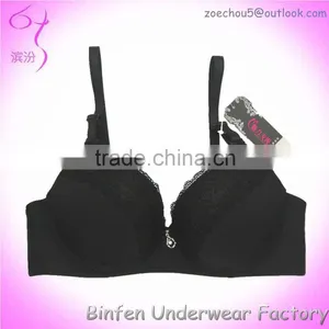 Quarter Cup Lace Design Push Up Ladies Stylish Bra thumbnail-1