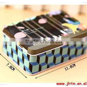 Rectangular Colorful Tin Box/cute Small Metal Tin Boxes Factory thumbnail-1