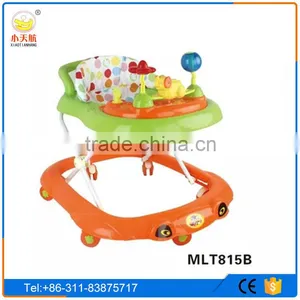 Comfort Softextile Rotating Baby Walker for Sale/baby Trolley Walker With Caster 8 Swivel Wheel thumbnail-5