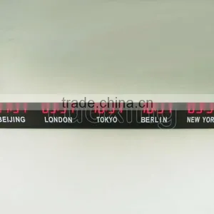 Led Time Zone World Clock 5 Cities thumbnail-2