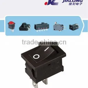 2pins 3pins On-off 6A 250V AC Power Socket Rocker Switch Waterproof Mini Rocker Switch KCD1-101A thumbnail-2