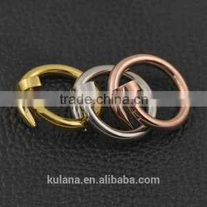 Unusual Wedding Rings Twisted Nail Rings thumbnail-5