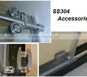 8mm Sliding Door Portable Big Roller Shower Room thumbnail-2