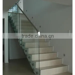 AISI 316 Threaded Standoff/ Rubber Standoff Pins for Indoor Stair Glass Railing Designs thumbnail-3