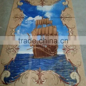 Iraq Salabe Yacht Series Golden Polished Ceramic Wall Tiles 1200MMX1800MM thumbnail-1