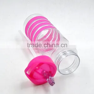600ML 800ML Custom Brand Plastic Drink Bottle With Straw thumbnail-3
