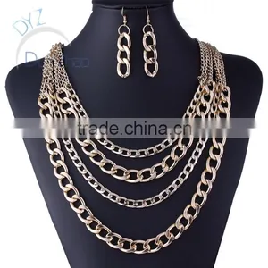 Exquisite Necklace and Earrings Jewelry Set thumbnail-1