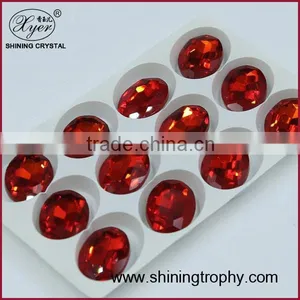 High Quality Top AAA Red Rhinestone Applique for Jewelry Accessories thumbnail-1