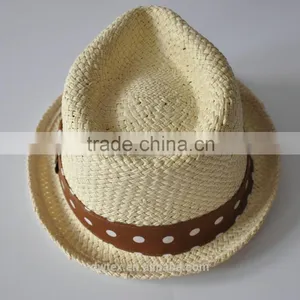 100%Paper Printing Band 58cm Fedora Panama Trilby Hat thumbnail-3