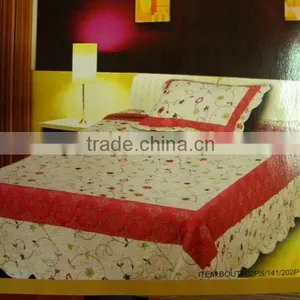 100% Cotton Printed Patchwork Quilts/Comforter/Pillowcase With Poly Filling thumbnail-1