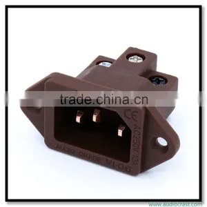 OEM/ODM Pure Copper AC Power Socket Audio Grade IEC Inlet Socket thumbnail-2