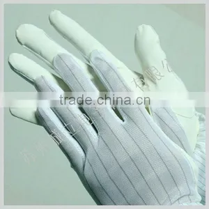 9'' Antistatic ESD Gloves; Striped Esd Gloves; PU Coated Antistatic Gloves thumbnail-3
